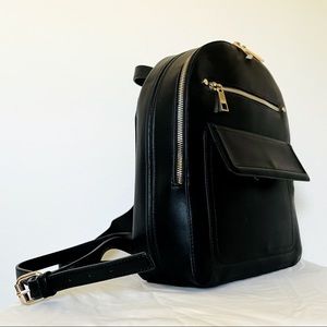 GAP Black Modern Backpack Purse Bag New w/ Tags